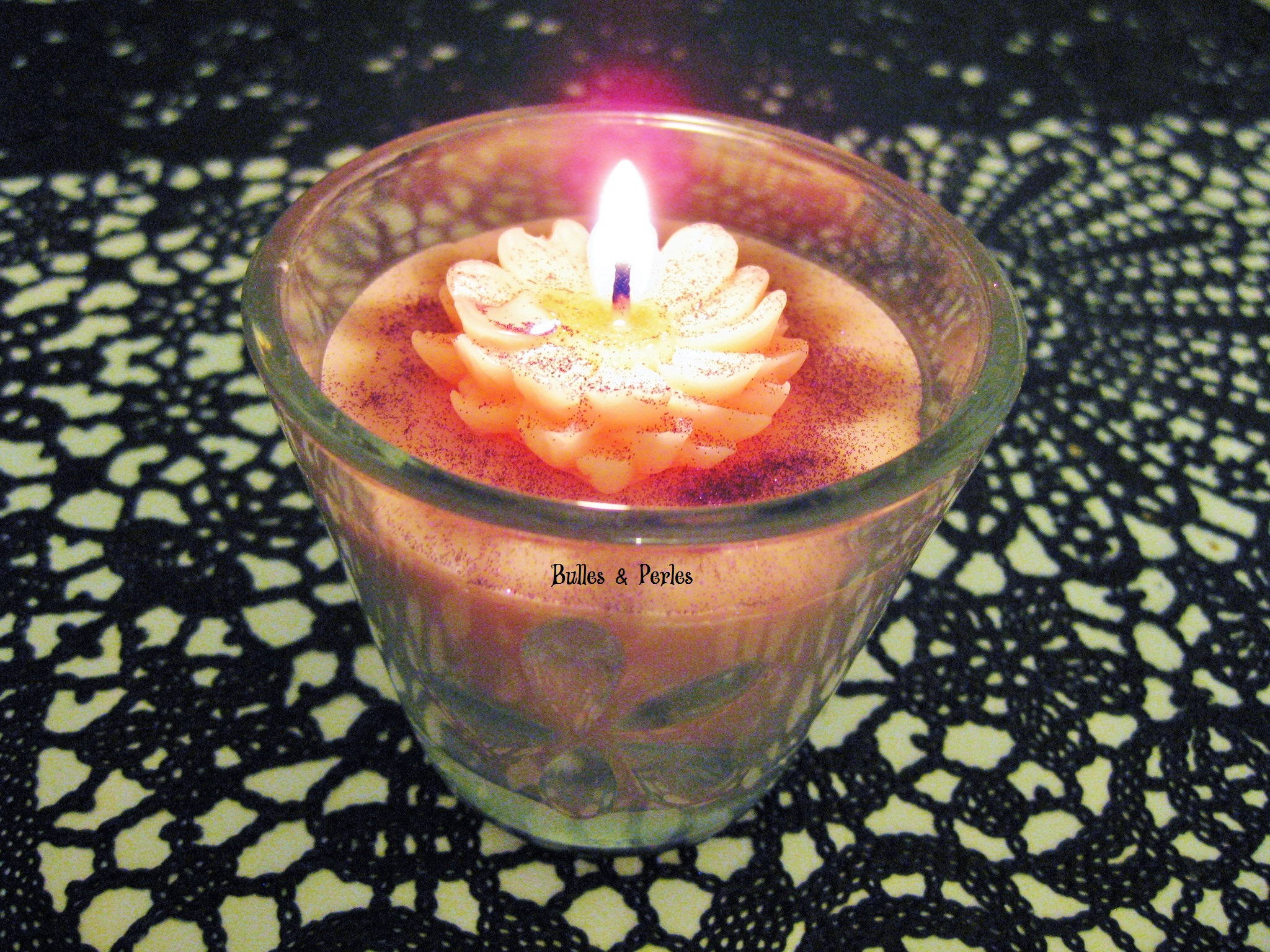 Bougie à bulles de cire de soja bougies parfumées faites la main